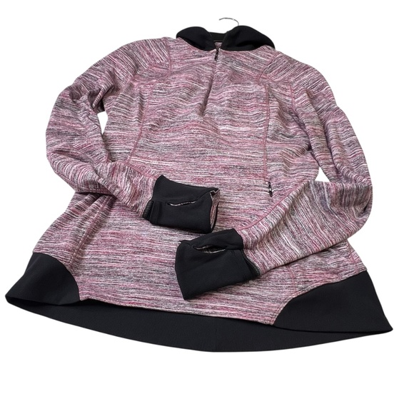 LuLuLemon Athletica Runderful Pullover 1/4 Zip Stretch Running Thumbholes Sleeve - Picture 3 of 12